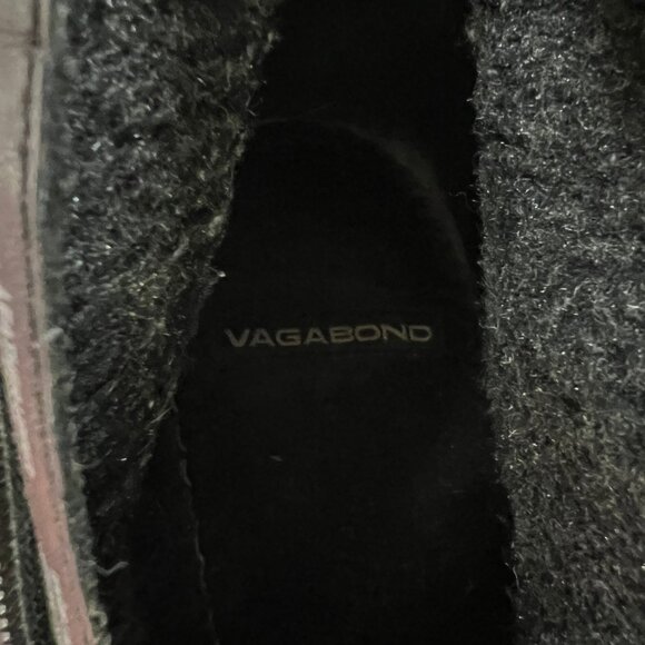 Urban Outfitters Vagabond Leather Boots Chunky Heel Platform Whimsigoth Booties - Picture 3 of 9